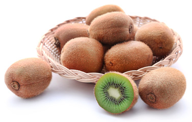 Canvas Print - Kiwi fruits in a basket