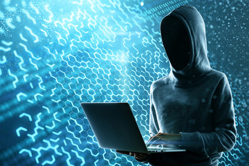 Aufkleber - Criminal and phishing concept