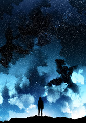 Wall Mural - dream and hacking concept