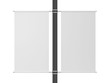 © montego6 - Blank pole banner mockup
