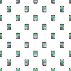 Poster - Payment bank terminal paper pattern seamless vector repeat for any web design