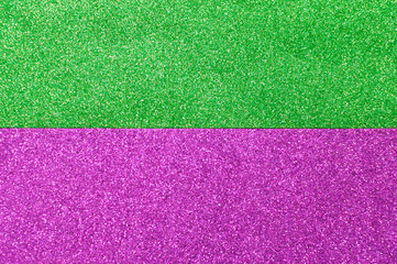 Wall Mural - background mixed glitter texture green and purple, abstract background isolated