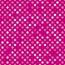 Seamless Pink Dot Pattern Background