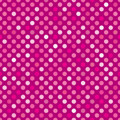 Seamless pink dot pattern background