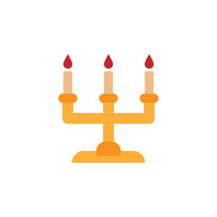 Poster - Easter, candles icon. Element of color easter illustration. Premium quality graphic design icon. Signs and symbols collection icon for websites, web design