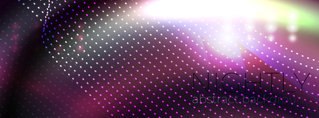 abstract vector glowing dark background