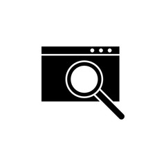Poster - Web development, search icon. Element of web development icon. Premium quality graphic design icon. Signs and symbols collection icon for websites, web design