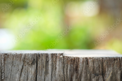 Wood grain and blurred background