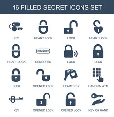 Poster - secret icons