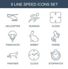 Poster - speed icons