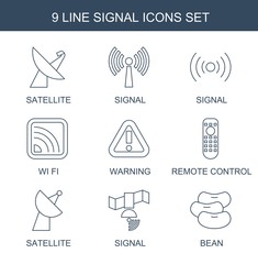 Aufkleber - 9 signal icons