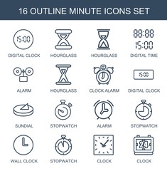 Poster - 16 minute icons