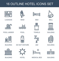 Poster - 16 hotel icons