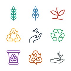 Poster - 9 environmental icons