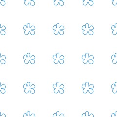 Poster - paintball icon pattern seamless white background