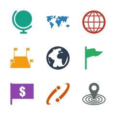 Poster - map icons