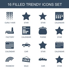 Poster - 16 trendy icons