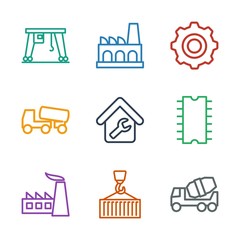 Poster - engineering icons
