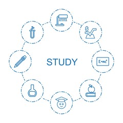 Poster - study icons