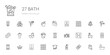© NinjaStudio - bath icons set