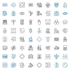 Sticker - medicine icons set