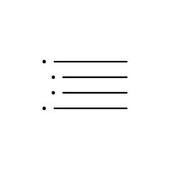 Poster - format, indent, list icon. Element of text and typography for mobile concept and web apps icon. Thin line icon for website design and development