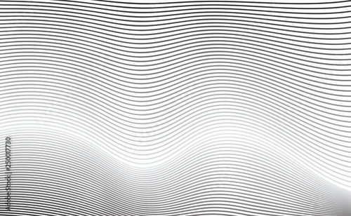 Abstract Diagonal Curve Line Texture or Grey Lined Pattern