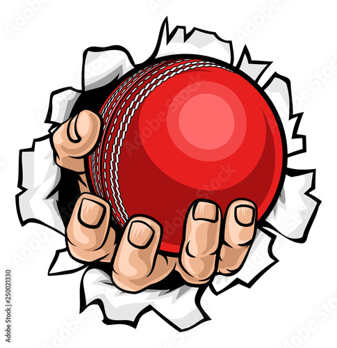 A strong hand holding a cri...