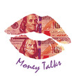 Tshirt graphic design money talks