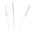 Group of acupuncture needles.