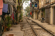 Train Street in Hanoi, Vietnam