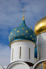 Trinity Sergius Lavra. Sergiyev Posad, Russia. Popular landmark. UNESCO World Heritage Site.