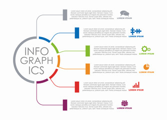 Infographic design template with place for your data. Vector illustration.