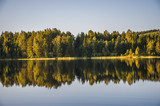 Fototapeta Mapy - Reflection in a lake