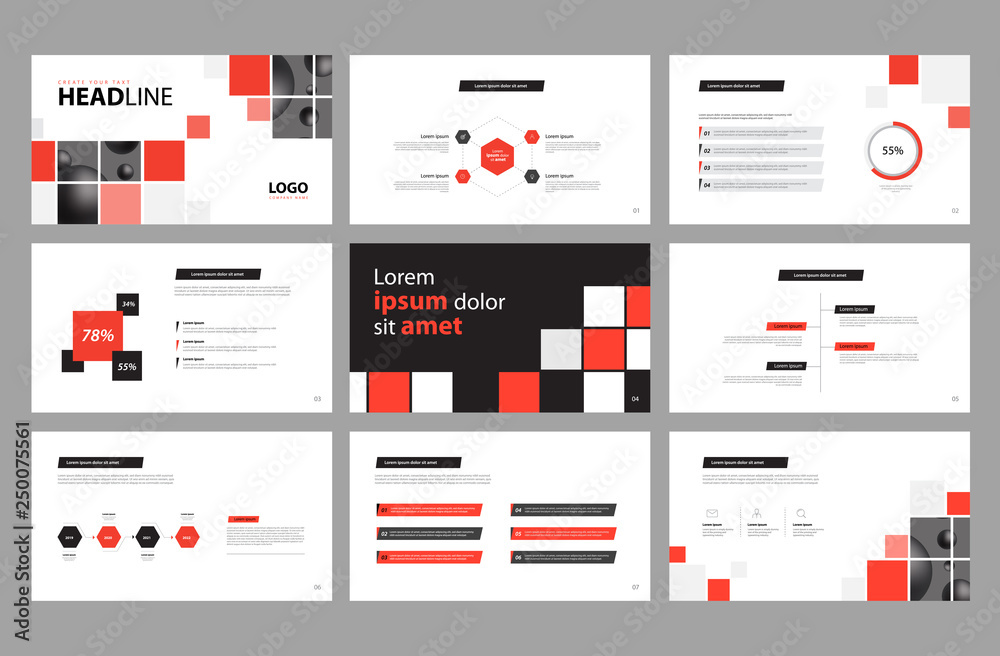 Presentation Layout Design Samples presentation layout design template and use for brochure ,portfolio ...