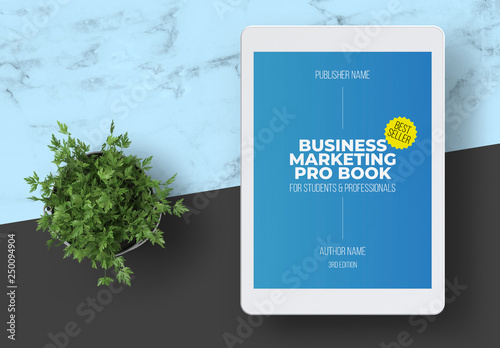 Business Marketing Ebook Layout With Blue Accents Kaufen Sie Diese Vorlage Und Finden Sie Ahnliche Vorlagen Auf Adobe Stock Adobe Stock