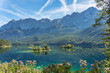 © Manninx - Garmisch-Partenkirchen - View  to Lake Eib reflected in the Water with Alps-Panorama/ Bavaria / Germany