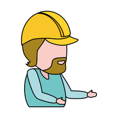 Sticker - construction worker professional