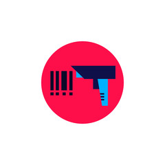 Poster - Discount, barcode, price icon. Element of color discount signt icon. Premium quality graphic design icon. Signs and symbols collection icon for websites, web design