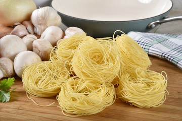 Poster - Angel hair pasta nests