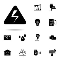 Poster - Sign Electricity Sign Electricityicon. Energy icons universal set for web and mobile