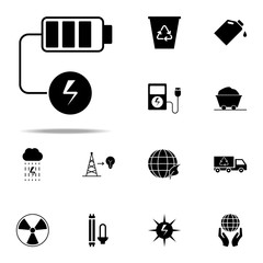 Poster - Battery charging Battery chargingicon. Energy icons universal set for web and mobile