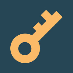 Poster - Silhouette icon key