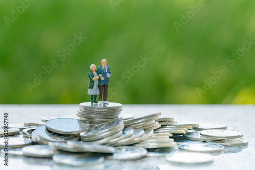 Fotomural Concept of retirement planning