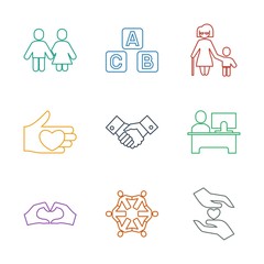 Sticker - 9 together icons