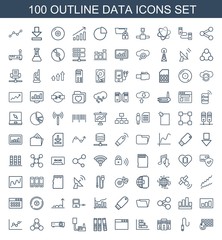 Poster - data icons