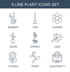 Poster - plant icons