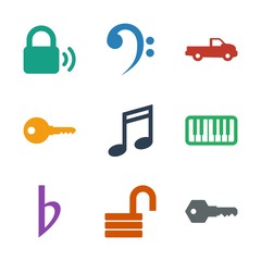 Poster - key icons