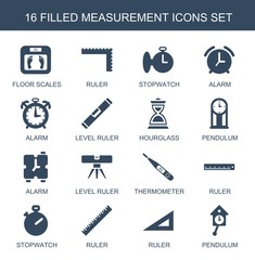 Wall Mural - measurement icons