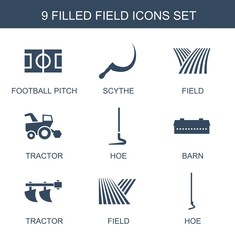 Wall Mural - field icons